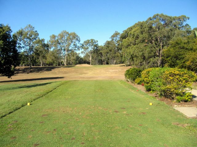 Gladstone Golf Course - Gladstone: Fairway view Hole15: Par 3, 139 meters