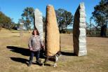Poplar Caravan Park - Glen Innes: Glen Innes, The Australian Standing Stones, a must see. Photo by Alan Mitchell.