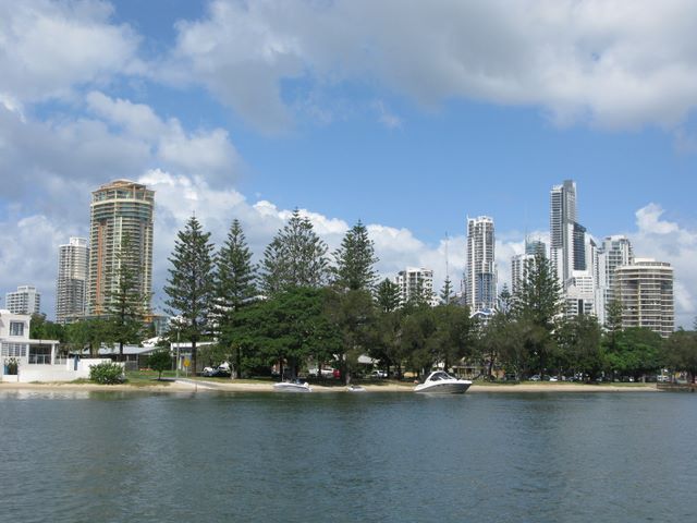 Gold Coast Canals - Gold Coast: Gold Coast Canals - Gold Coast Queensland - Album 1: Gold Coast skyline at Surfers Paradise