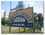 Grafton Sunset Caravan Park - Grafton: Grafton Sunset Caravan Park welcome sign