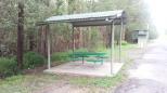 Beekeepers Rest Area - Harwood: Sheltered picnic tables