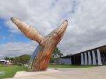Fraser Lodge Holiday Park - Torquay: Huge whale statue at the art gallery