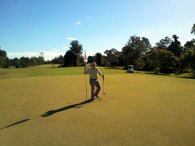 Hills International Golf Club - Jimboomba: Green on Hole 5