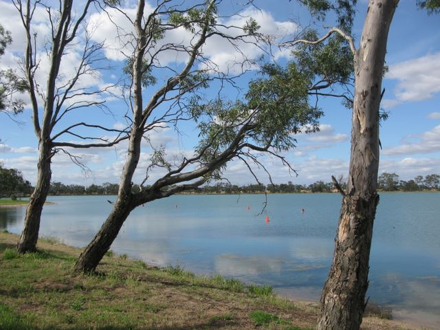 Mallee Bush Retreat - Hopetoun: Lake Lascelles Free camping available on the opposite side of the Lake.