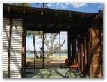 Mallee Bush Retreat - Hopetoun: Lake Lascelles Rustic sturdy theme of timber and corrugated iron construction.