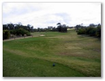Le Meilleur Horizons Golf Resort - Salamander Bay: Fairway view Hole 1 - water to be crossed directly in front of the green