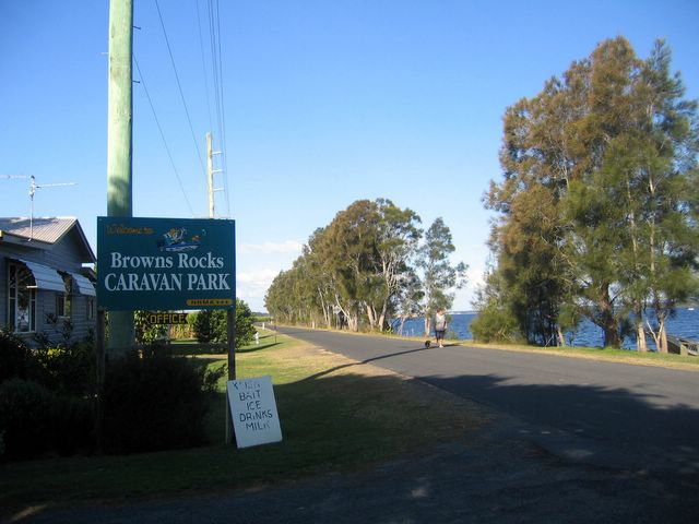 Browns Rocks Caravan Park - Goodwood Island: The Park is situated on a very quiet no through road