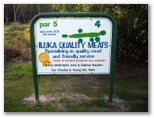 Iluka Golf Course - Iluka: Layout for the 4th hole