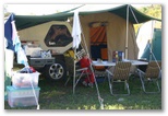 Independent Trailers - Chifley: Cosy and comfortable with plenty of room under the awning.