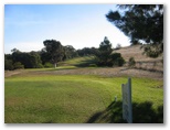 Junee Golf Course - Junee: Fairway view Hole 6 - gully directly ahead