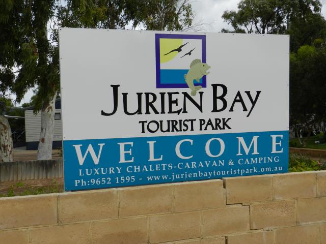 Jurien Bay Tourist Park - Jurien Bay: Welcome sign