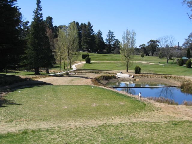 Katoomba Golf Club - Katoomba: Fairway view Hole 9 - Par 3, 160 metres
