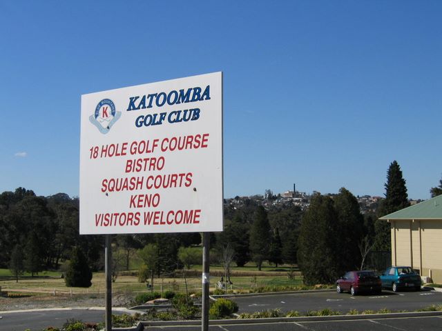 Katoomba Golf Club - Katoomba: Welcome sign