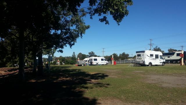 Kempsey Showground - Kempsey: Plenty of room for caravans, campervans and big rigs and RVs of all shapes and sizes.