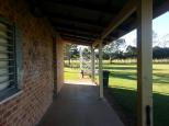 Korora Sportsground - Korora: View of amenities looking north.
