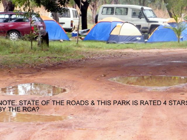 Hidden Valley Tourist Park - Kununurra: Note state of the roads and this park is rated 4 stars by the RCA