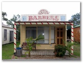 Wairo Beach Tourist Park - Lake Tabourie: Historical Building within the park: Ted's Barbers