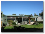 The Lakes Beachfront Holiday Retreat - Lake Tyers Beach: Camp kitchen and BBQ area