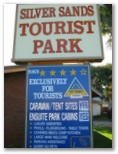 Silver Sands Tourist Park - Lakes Entrance: Silver Sands Tourist Park welcome sign
