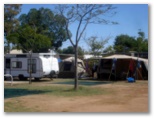 Longreach Tourist Park - Longreach: Powered sites for caravans with plenty of shady trees in this area of the park.