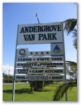 Andergrove Van Park - Mackay: Andergrove Van Park welcome sign