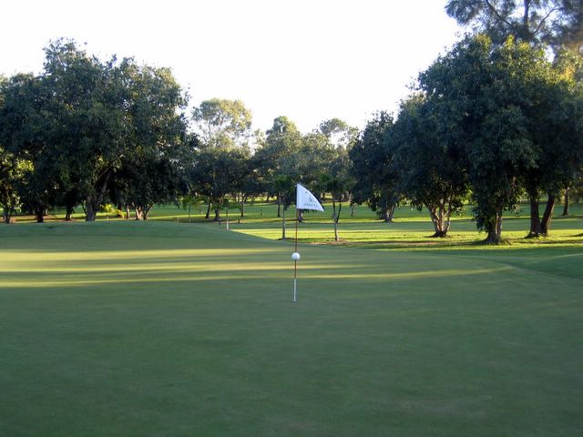 Mackay Golf Course - Mackay: Green on Hole 8
