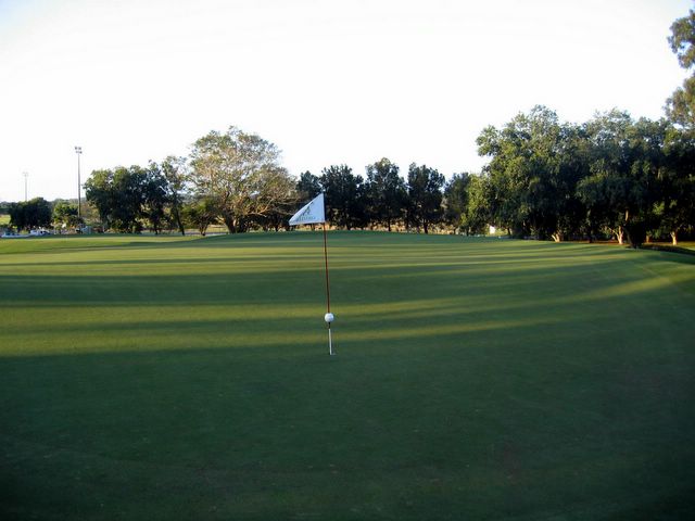 Mackay Golf Course - Mackay: Green on Hole 9