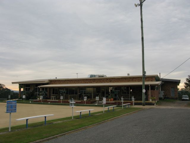 Macksville Country Club - Macksville: Macksville Country Club Clubhouse and Bowling Green.