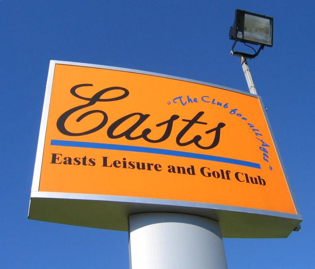 Easts Leisure and Golf Course - Maitland: East Maitland Golf Club welcome sign