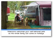 Weeroona Holiday Park - Manning Point: Weeroona welcomes your well behaved pets so the whole family can come on holidays.