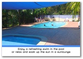 Weeroona Holiday Park - Manning Point: Enjoy a refreshing swim in the pool or relax and soak up the sun in a sun lounge.