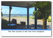 Weeroona Holiday Park - Manning Point: The view across the river from reception.