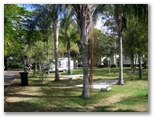 Wallace Motel & Caravan Park - Maryborough: Powered sites for caravans with shady palms