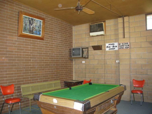 Coachman Tourist Park - Mildura: Interior of Games Room.