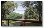 Cottonwood Holiday Park - Moama: River view from cottage verandah