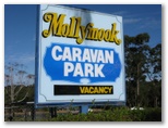 Mollymook Caravan Park - Mollymook: Mollymook Caravan Park welcome sign