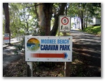 Moonee Beach Holiday Park 2005 - Moonee Beach: Welcome sign