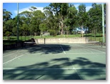 Moonee Beach Holiday Park 2005 - Moonee Beach: Tennis court for hire.