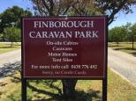 Finborough Caravan Park - Mooroopna: Welcome sign