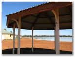 Moulamein Lakeside Caravan Park - Moulamein: View of the Lake which is adjacent to the Caravan Park