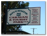 Mudgee Riverside Caravan & Tourist Park - Mudgee: Riverside Caravan and Tourist Park welcome sign
