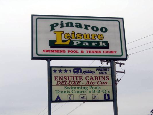 Pinaroo Leisure Park - Muswellbrook: Pinaroo Leisure Park welcome sign