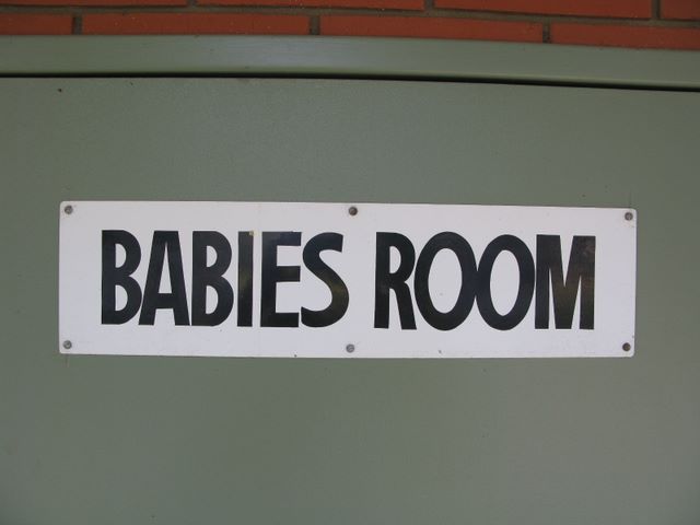 Myrtleford Caravan Park - Myrtleford: Babies room is part of the amenities