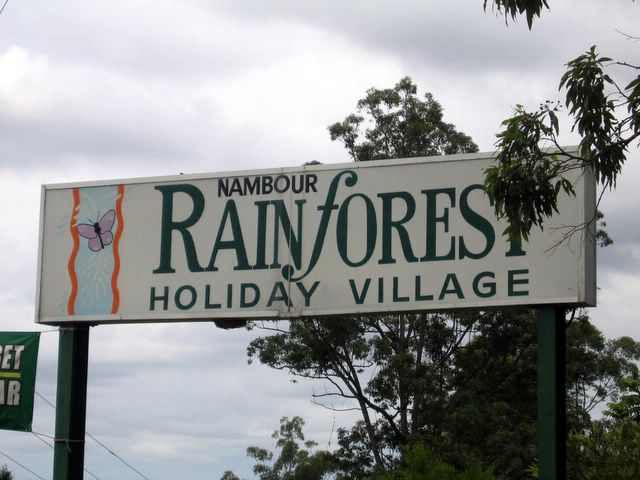 Nambour Rainforest Holiday Village - Nambour: Nambour Rainforest Holiday Village welcome sign