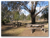 Tipperary Flat Park - Nanango: Picnic tables in shady area