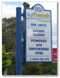 Surfbeach Holiday Park - Narooma: Surfbeach Holiday Park welcome sign