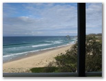 Surfbeach Holiday Park - Narooma: View of the coastline from the cottage verandah