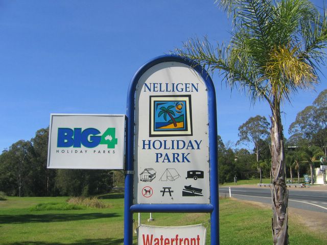 BIG4 Nelligen Holiday Park - Nelligen: Nelligen Holiday Park welcome sign