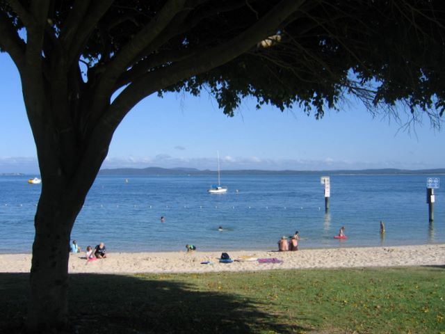 Halifax Holiday Park - Nelson Bay: Sandy beach perfect for families and holiday makers