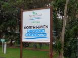 Beachfront Holiday Park - North Haven: Sign to park